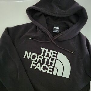 The North Face Womens‎ Black Hoodie Sweatshirt Pullover Logo Small S